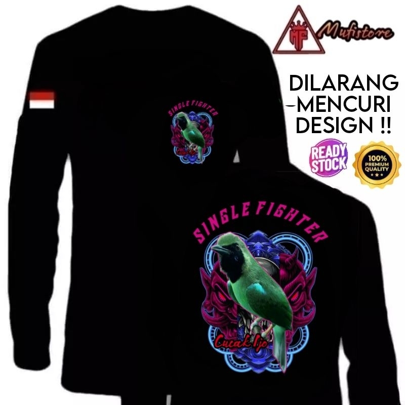 KAOS CUCAK IJO BAHAN ADEM BISA KASIH NAMA