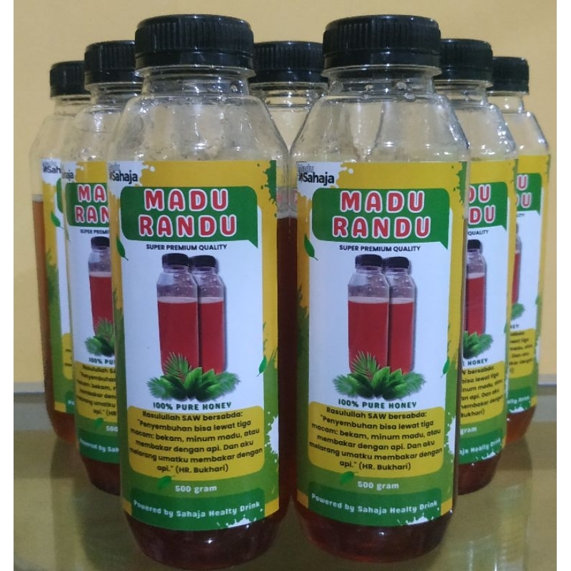 

Madu Randu Murni 100% Nektar Super Premium (tanpa campuran gula) untuk magh, asam lambung dan stamina tubuh isi 500 gram