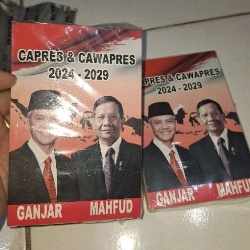 

stiker capres wapres ganjar & mahfud 2024. isi 100pc ⭐️⭐️⭐️⭐️⭐️