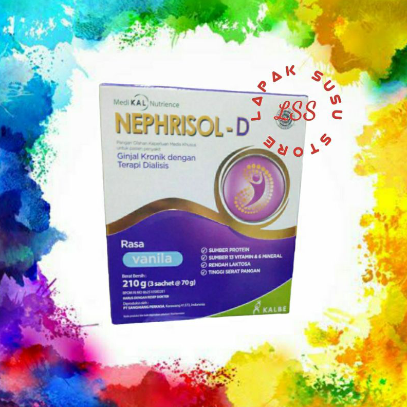 

✨Mall✨ Nephrisol-D / nephrisold / nephrisol d Nephrisol- D Dialisis vanila 210gr !!!