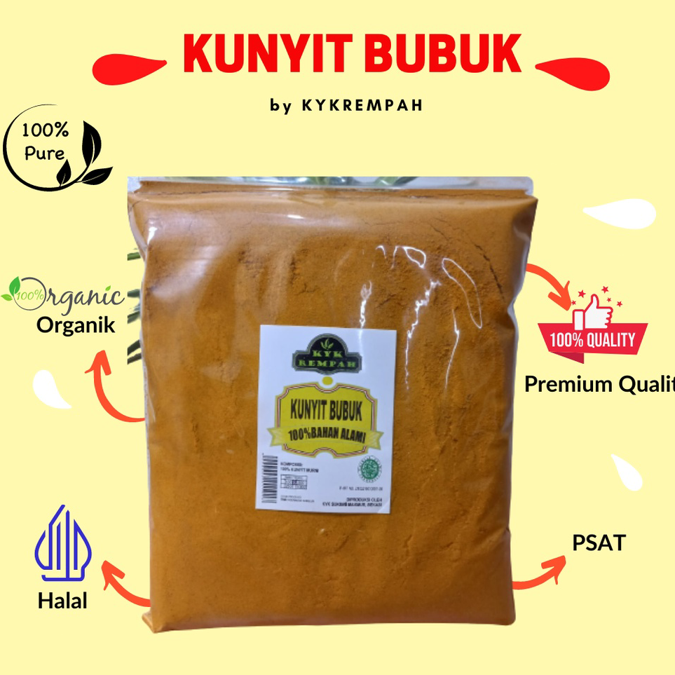 

➫➻❀✺ KUNYIT BUBUK ASLI -500 GRAM Sale