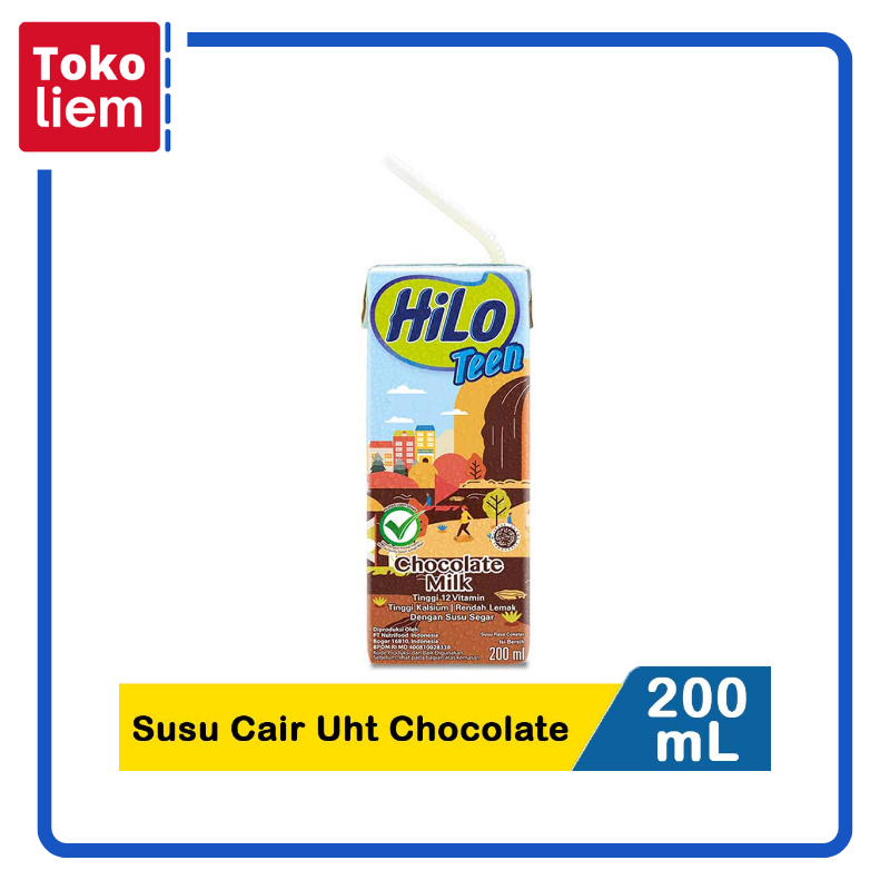 

Hilo Teen Susu Cair Uht Chocolate 200Ml