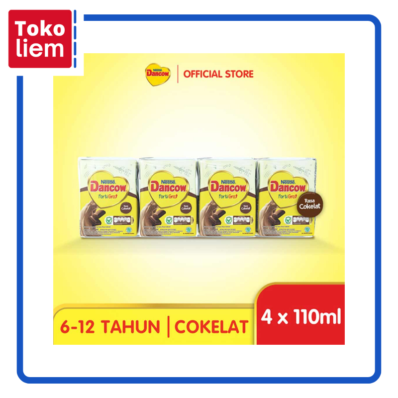 

Nestle Dancow Fortigro Susu Uht Anak Rasa Cokelat 4X110mL