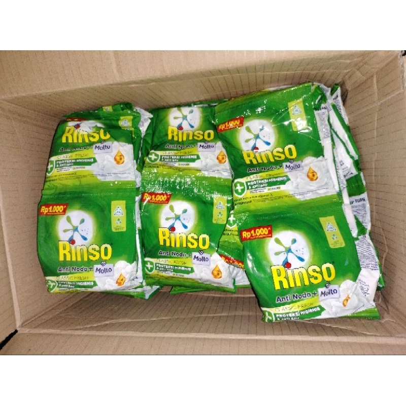 Rinso bubuk sachet 6 sachet