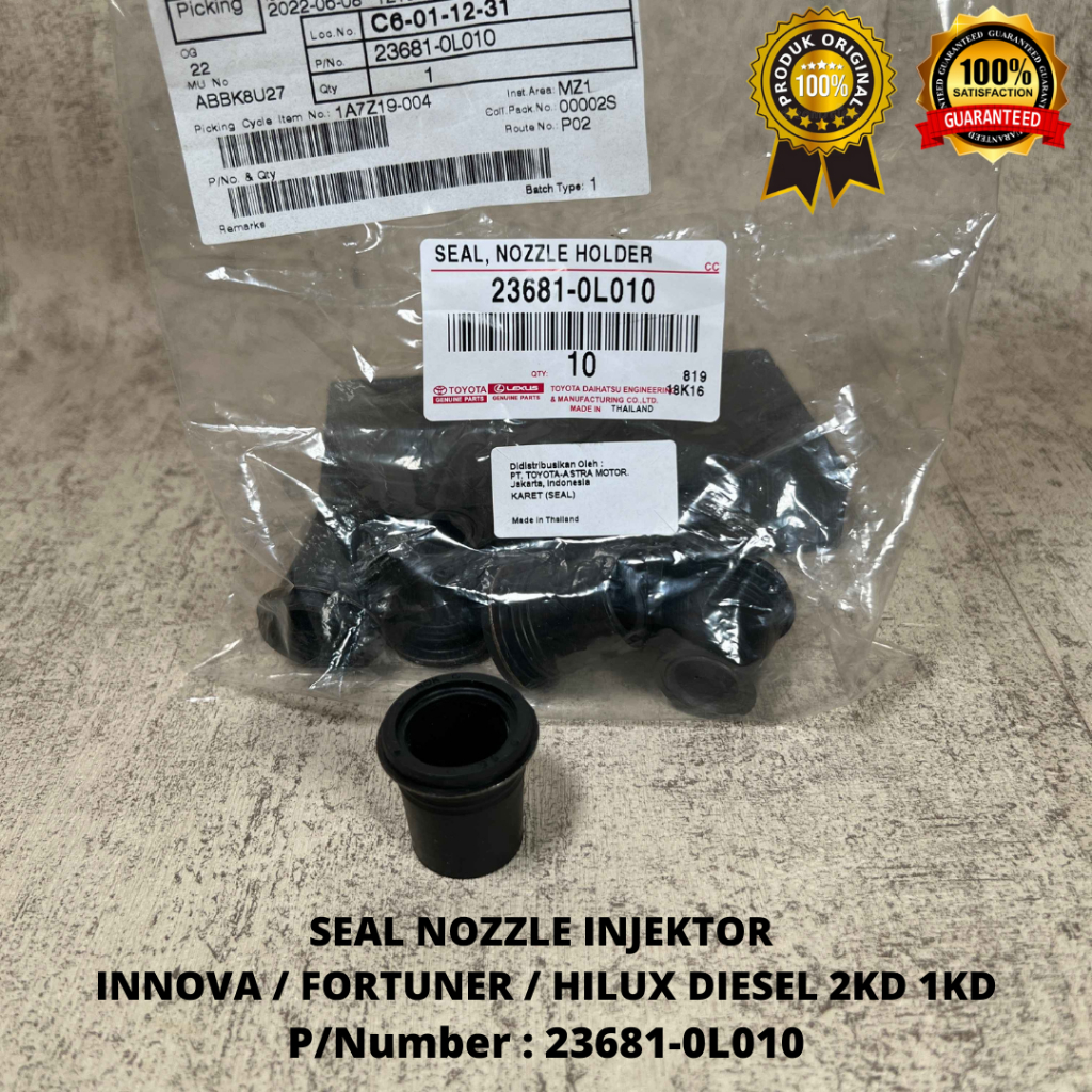 SEAL NOZZLE INJEKTOR / NOZZLE INJECTOR INNOVA FORTUNER HILUX DIESEL