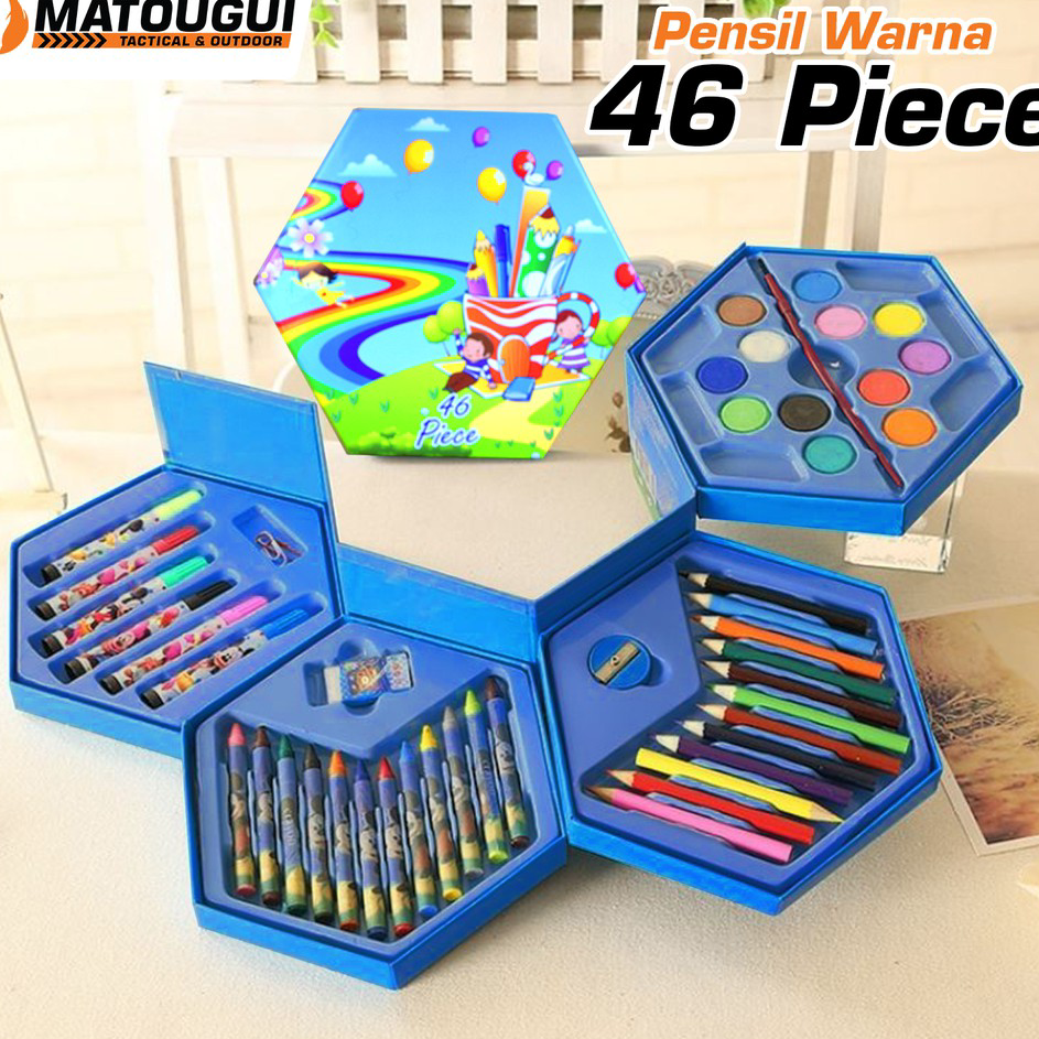 

Terkini Crayon Set 46 Pcs Crayon Oil Paste Pensil Warna Pensil Warna Lengkap Alat Mewarnai Alat Melukis CBTZ