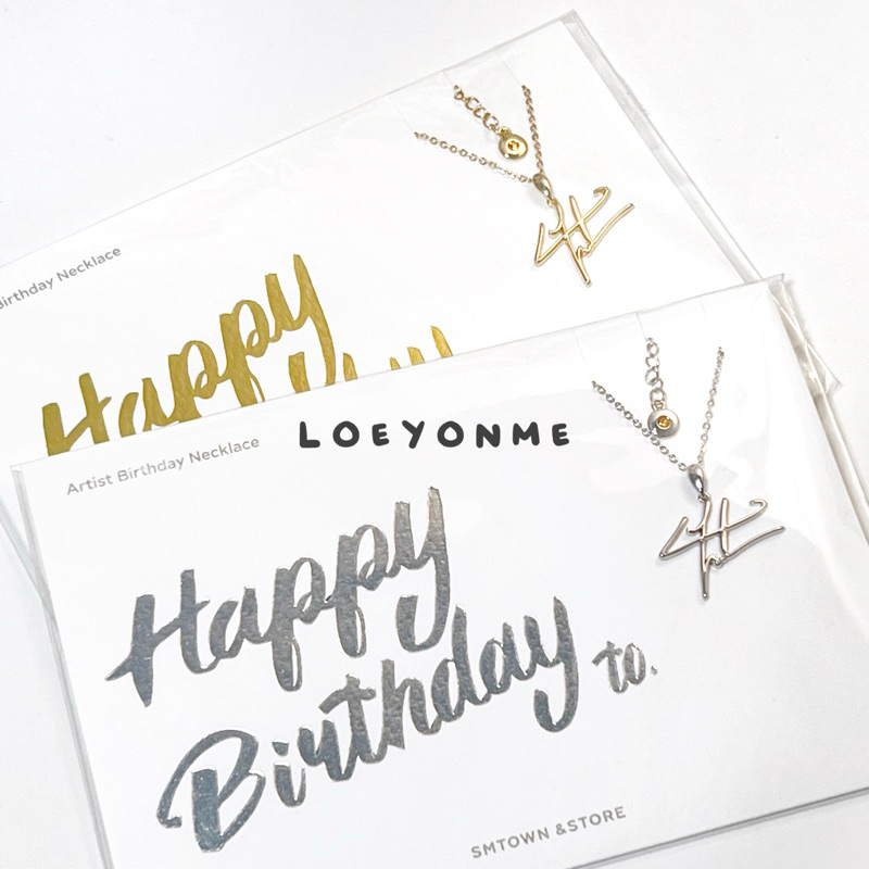 Chanyeol Birthday Necklace 2020