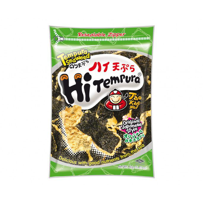 

Readystock Tao Kae Noi Hi Tempura Seaweed 40 gram Promo