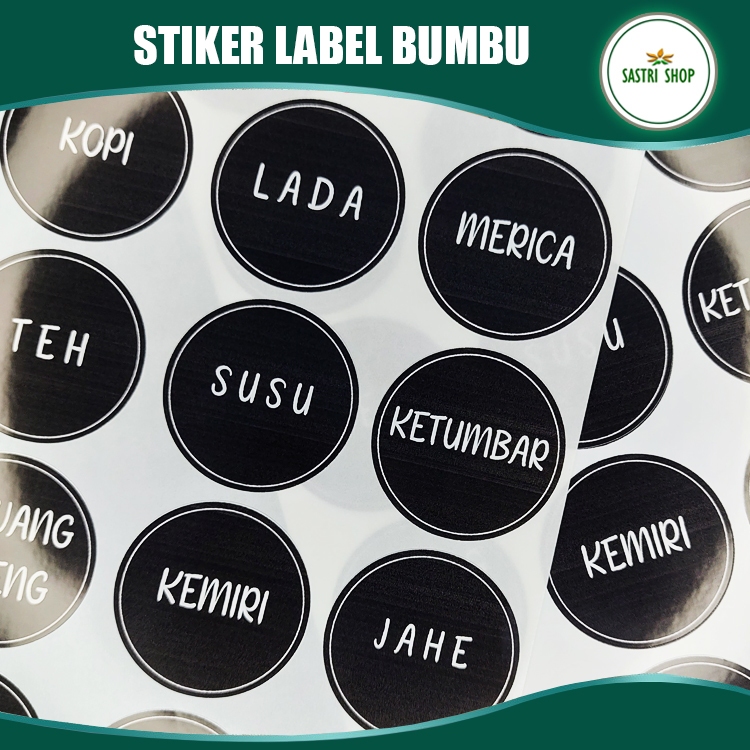 

Stiker Label Bumbu Dapur Anti Air Murah, Ukuran Besar 5 cm!