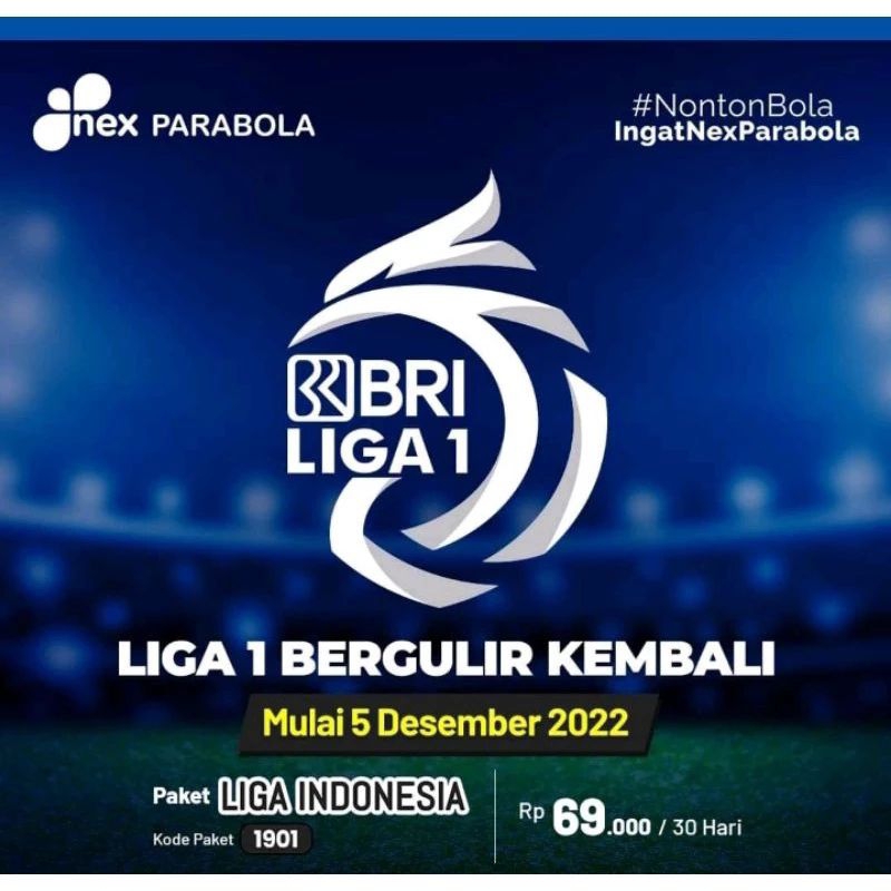 Nex parabola paket liga Indonesia paket liga 1&2