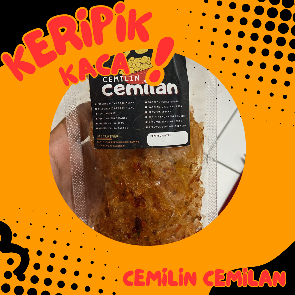 

Keripik Kaca Pedas Gurih Daun Jeruk Cemilin Cemilan