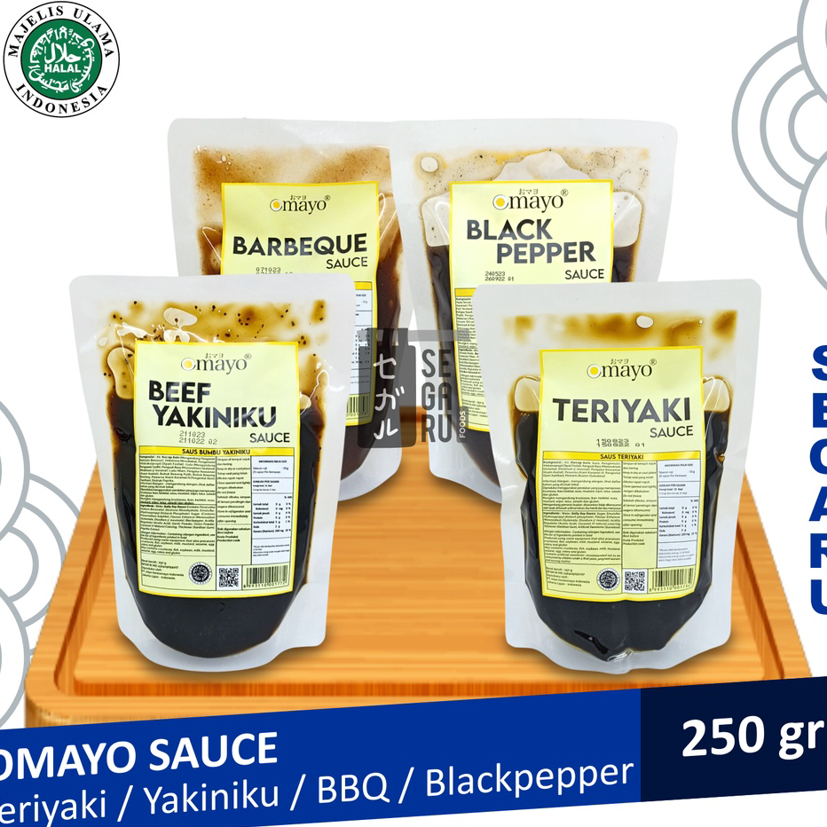 

Best Omayo Japanese Teriyaki / Beef Yakiniku / BBQ / Blackpepper Sauce 250g Dijual Murah