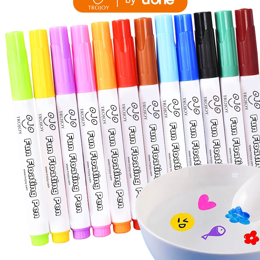 

➲➛☆ TROJOY Fun Floating Pen Pena Ajaib Mengambang Cat Air Mainan Pendidikan Anak Usia Dini Watercolor 12pcs Terlaku.