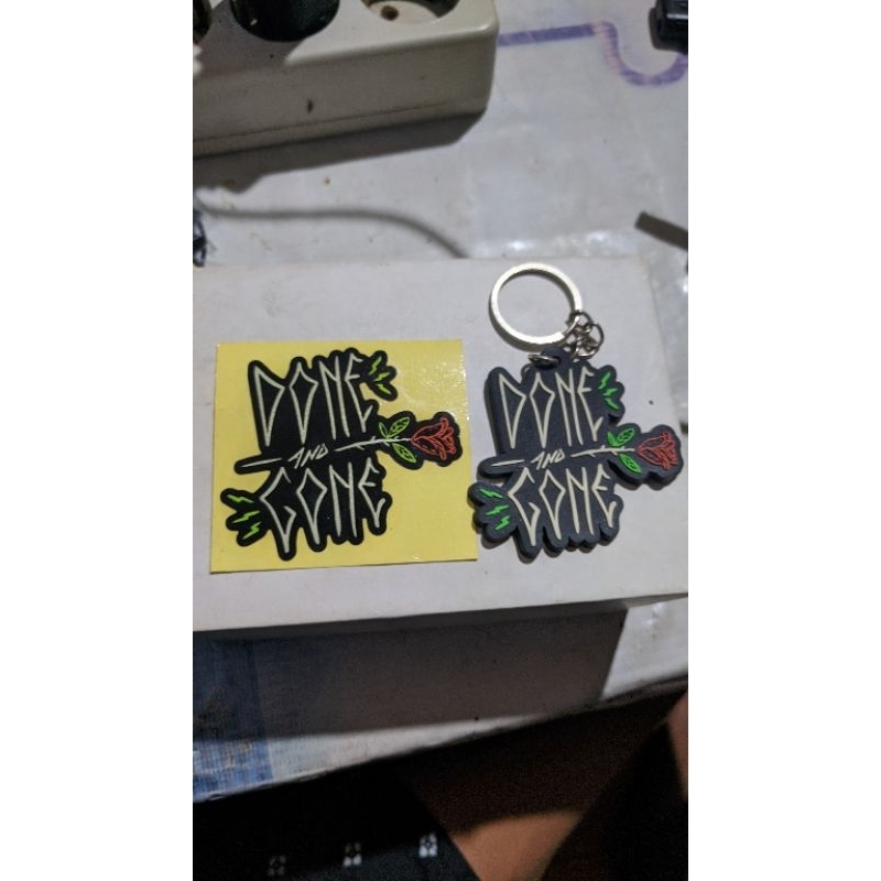 

Stiker + Keychain done and gone