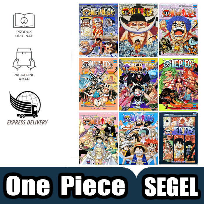 Komik One Piece Original Segel - VOLUME 50 51 52 53 54 55 56 57 58 59