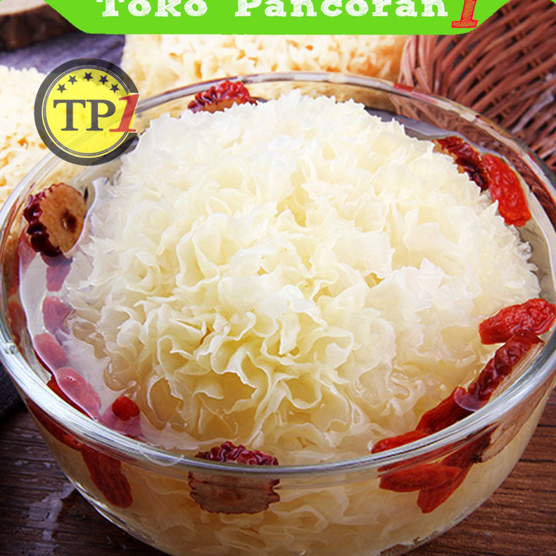 

➠☇☆✶ Jamur Es Super/ Jamur Salju / Snow White Fungus/Jamur Putih Kering /Yin Er / Bai Mu Er/1pcs/30g Laris