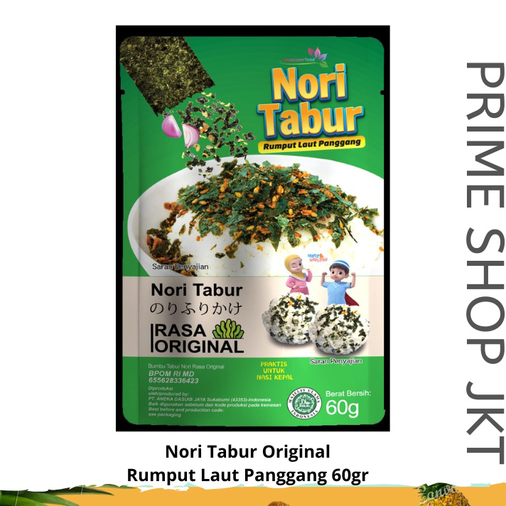 

Ready Nori Tabur Rasa Original Spicy 60gr Halal Rumput Laut Panggang Korea