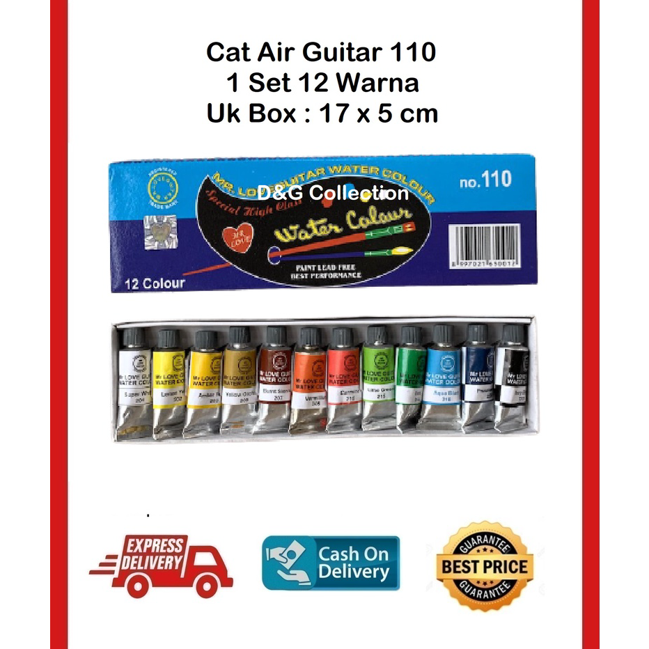 

←✻ CAT AIR LOVE GUITAR 110 / MR LOVE GUITAR NO 110 WATER COLOR / CAT AIR LUKIS