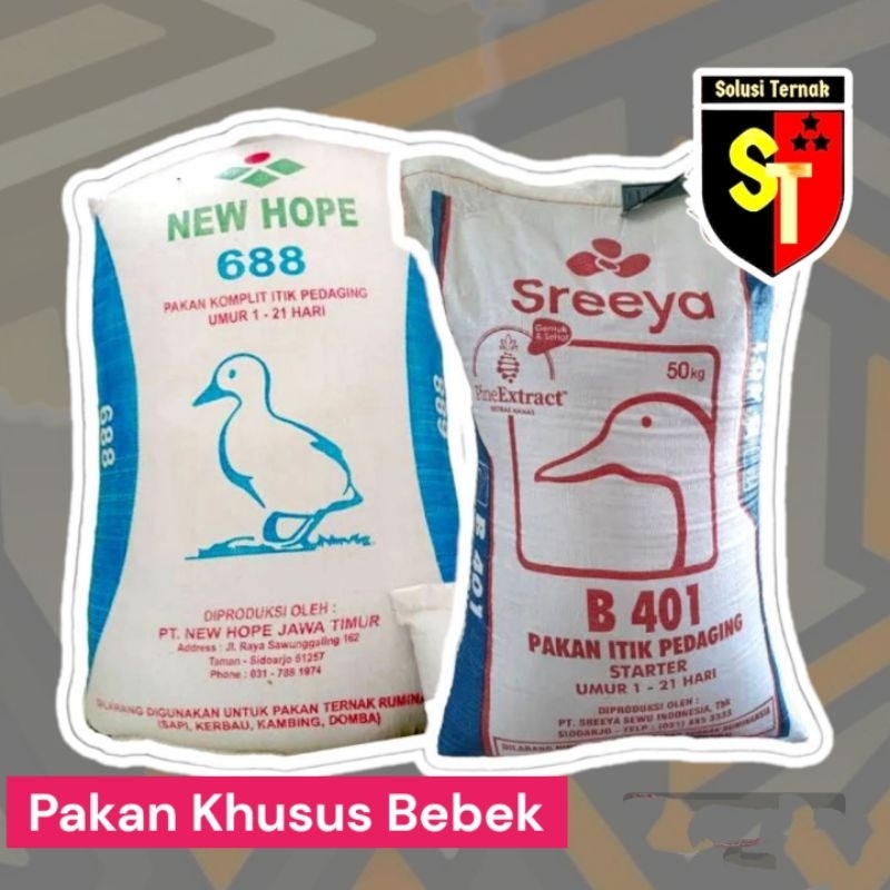 Pakan Pur Bebek B401 dan 688 1Kg