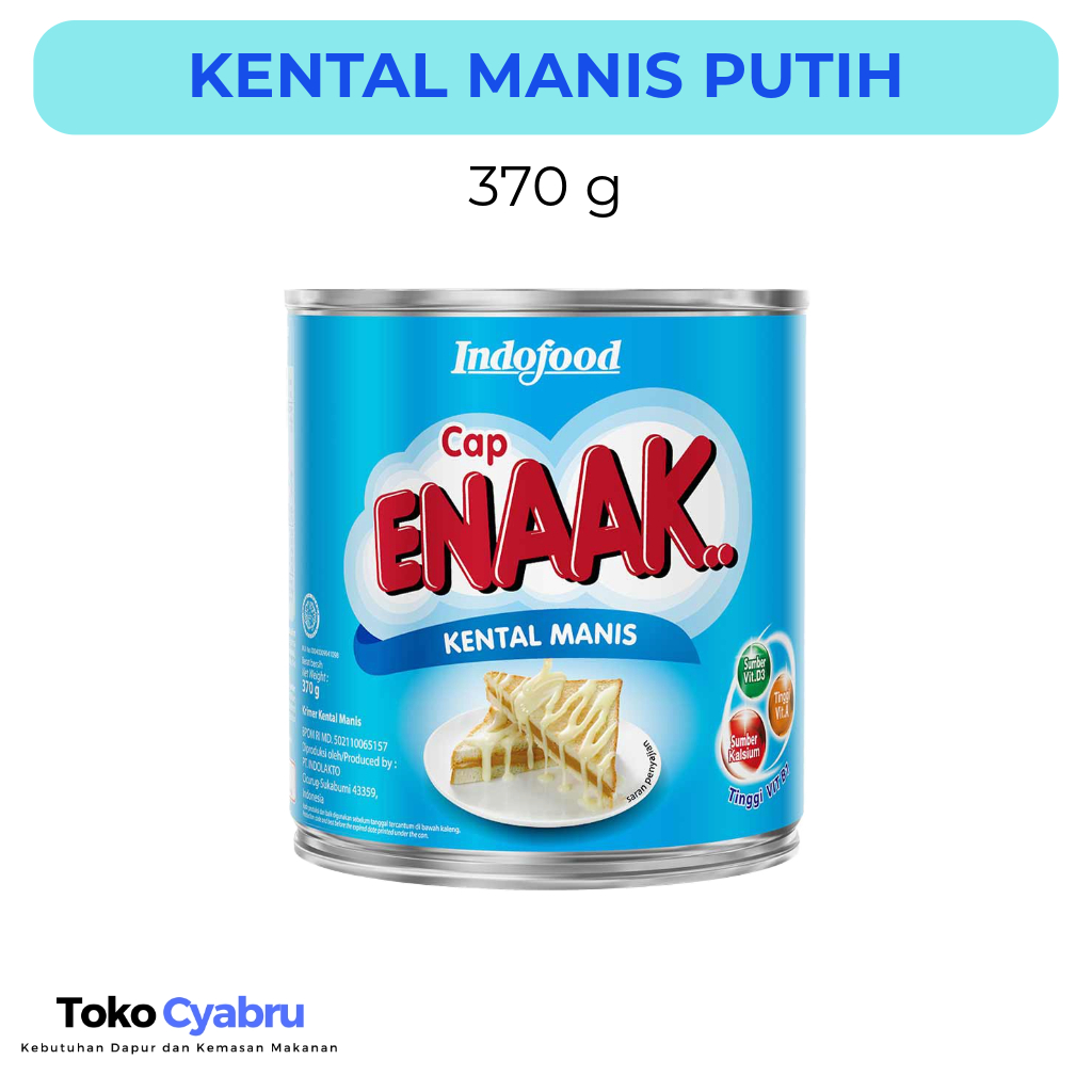 

Kental Manis Putih Cap Enaak 370 g