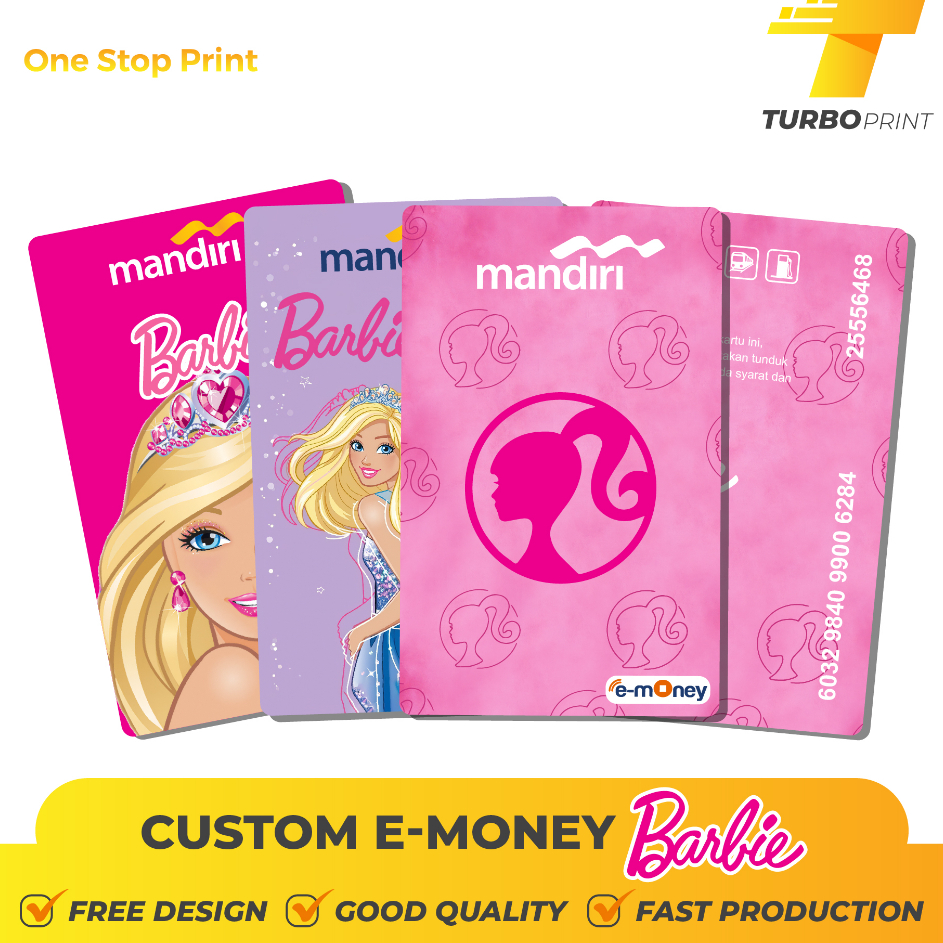 Terkini E MONEY / FLAZZ BARBIE SPECIAL EDITION / LIMITED / BARBIE SOUVENIR CARD