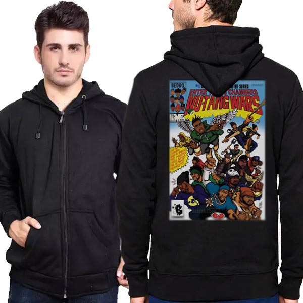 Wu-tang Wars Wutang Clan Rap Hip Hop Hoodie Bahan Cotton Fleece | Pullover & Zipper Hoodie