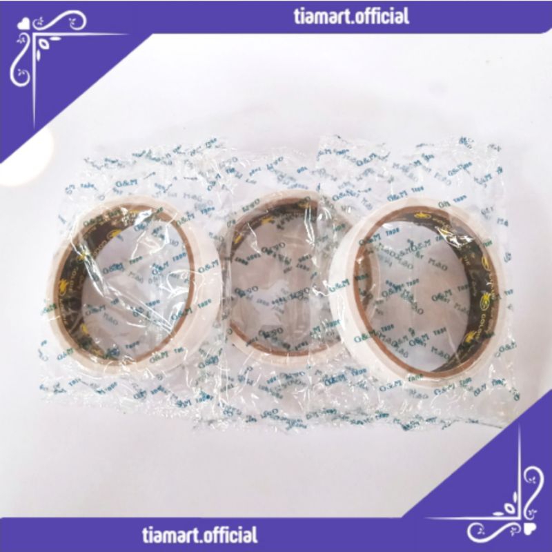 

[PCS] Double Tape Putih 24mm x 7m