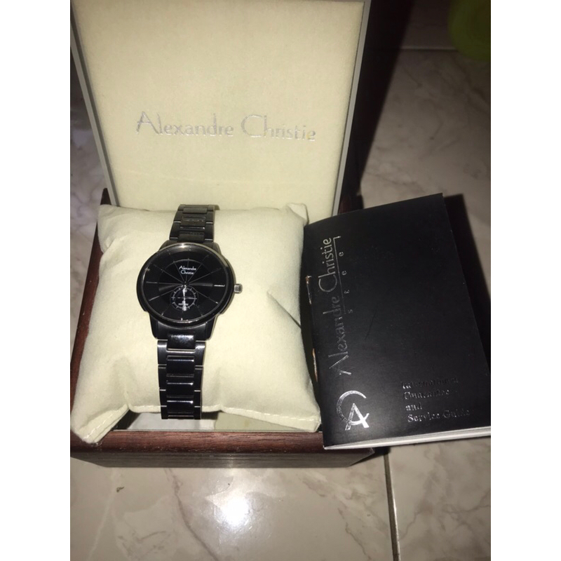 JAM TANGAN WANITA ALEXANDRE CHRISTIE ORIGINAL PRELOVED