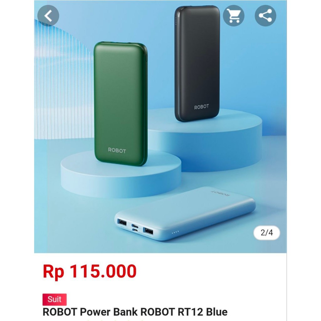 POWERBANK ROBOT RT12