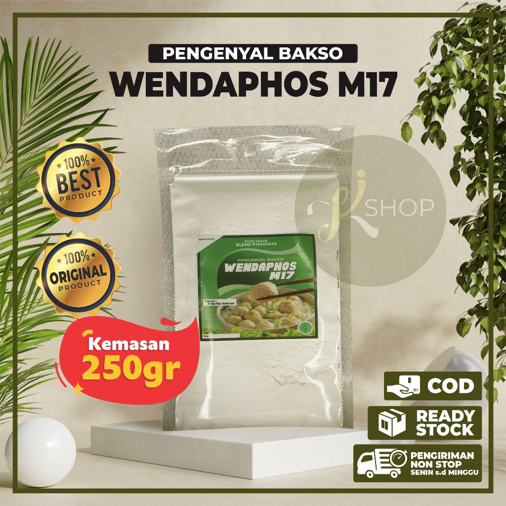 

250gr Wendaphos | Pengenyal bakso, mie, siomay, dimsum dll | Phosmix | Lebih kuat dibanding fibrisol / Sttp