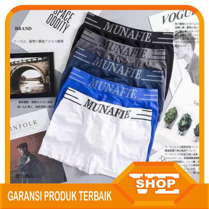 GROSIR ✅ ✌️ Veshop ✌️ A032 CELANA DALAM MUNAFIE PRIA nyaman BOXER MAN UNDERWEAR MEN SEMPAK PRIA IMPO