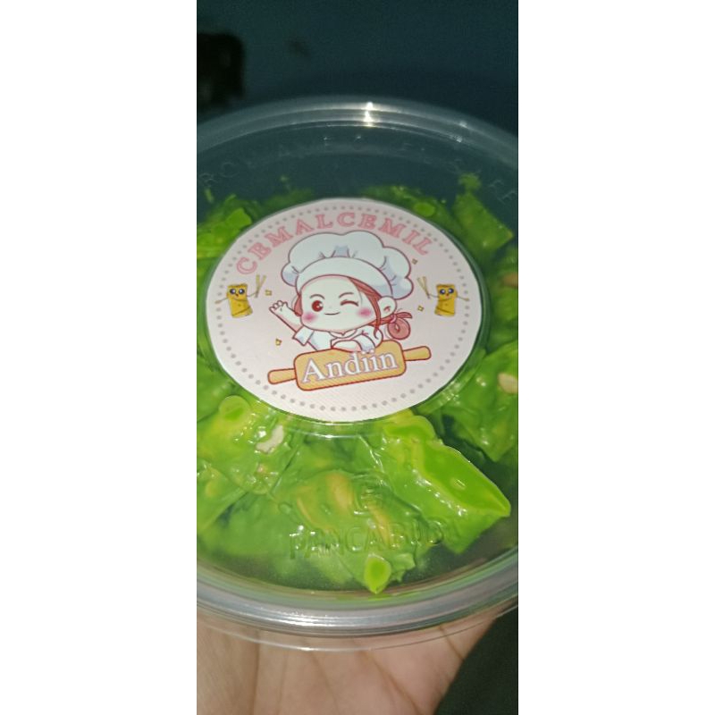 

pangsit lumer rasa greentea
