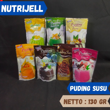 

➛➙❅⋆ Nutrijell Puding Susu 130 gr / Nutrijell Serbuk PUDDING SUSU