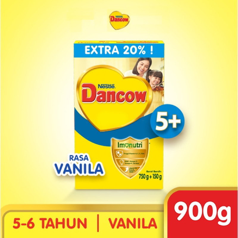 

Dancow 5+ Imonutri 750gr+150gr Rasa Vanila, Madu & Cokelat