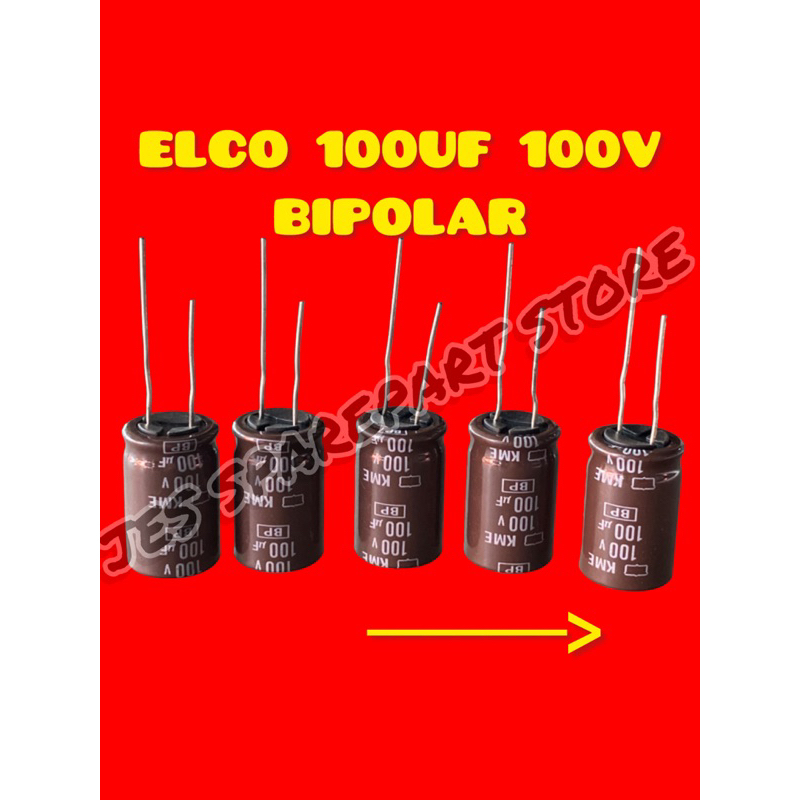 ELCO 100UF 100V BIPOLAR NIPPON CHEMICON