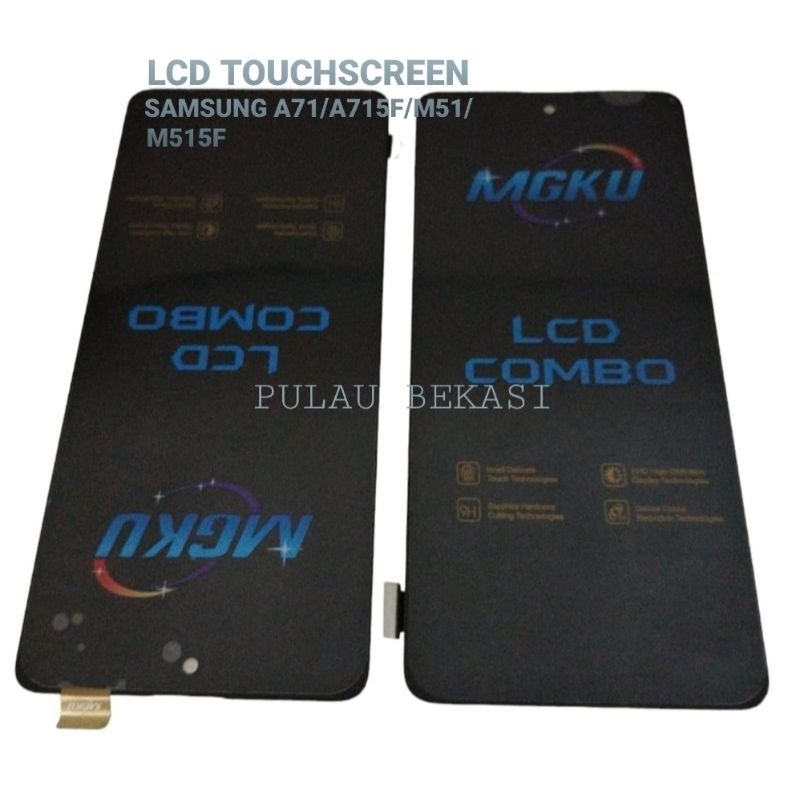 LCD TOUCHSCREEN SAMSUNG A71 / A715F / M51 / M515F - LCD TS SAMSUNG A71 / M51 FULLSET ORIGINAL OEM
