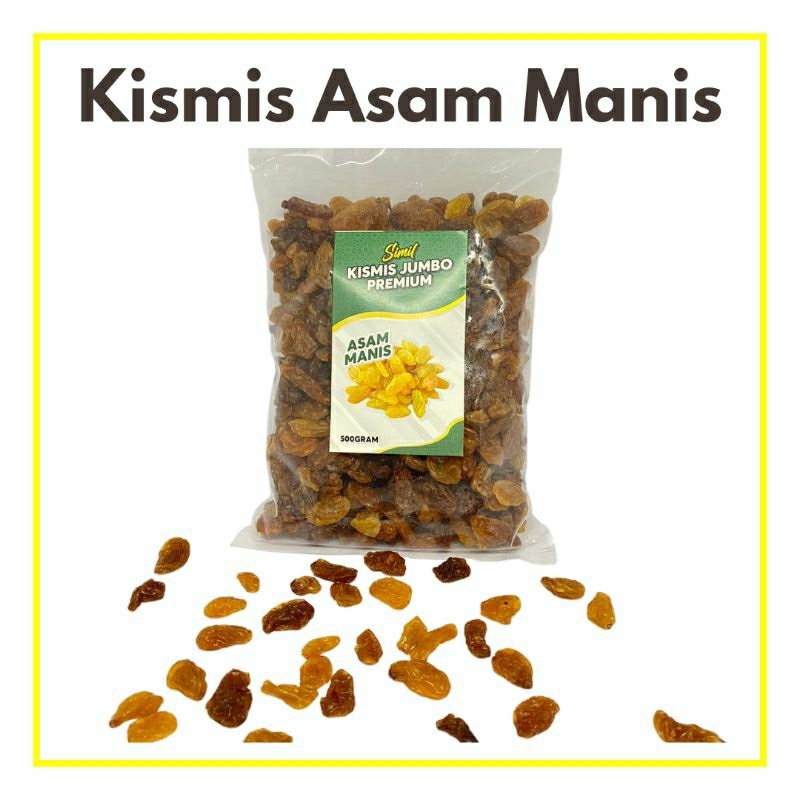 

Kismis Asam Manis 500 gram oleh oleh haji umroh murah