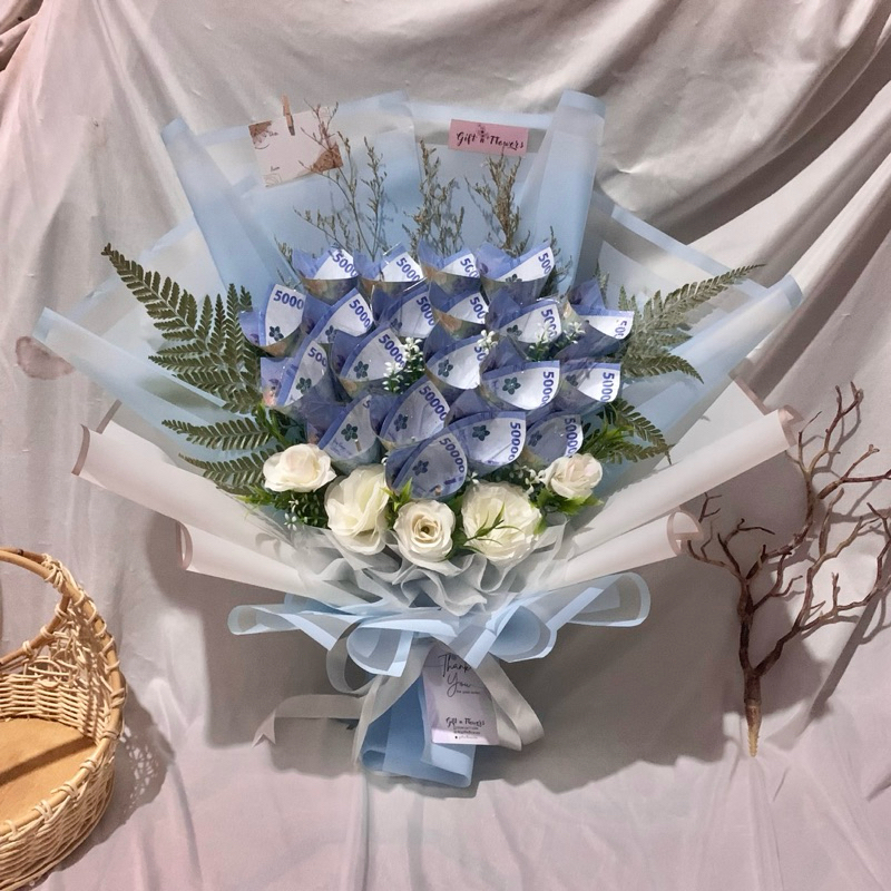 Money Bouquet / Money Buket / Buket Uang / Bouquet Uang Wisuda / Buket Graduation / Bouquet Lamaran