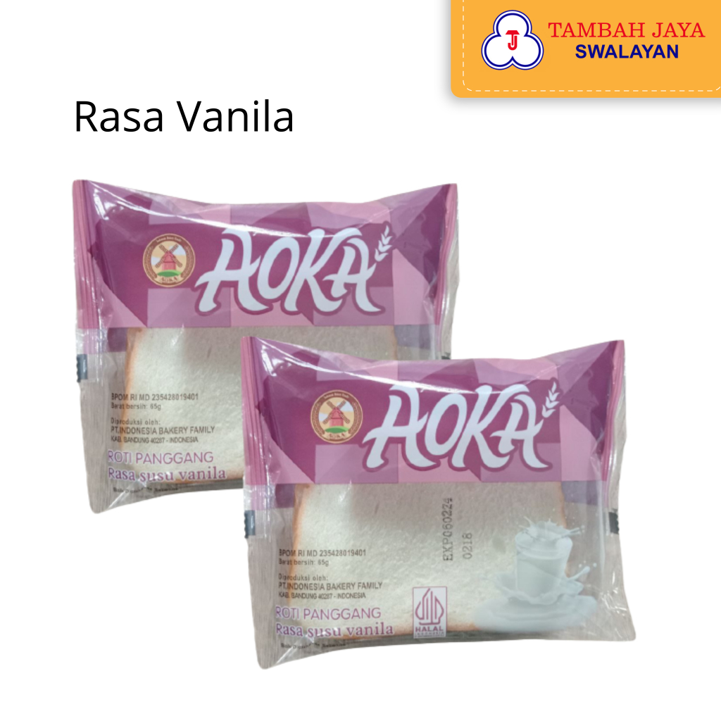 

Roti Aoka Rasa Vanilla 2 Pcs