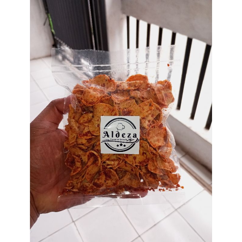 

Basreng Pedas Bawang 150gr