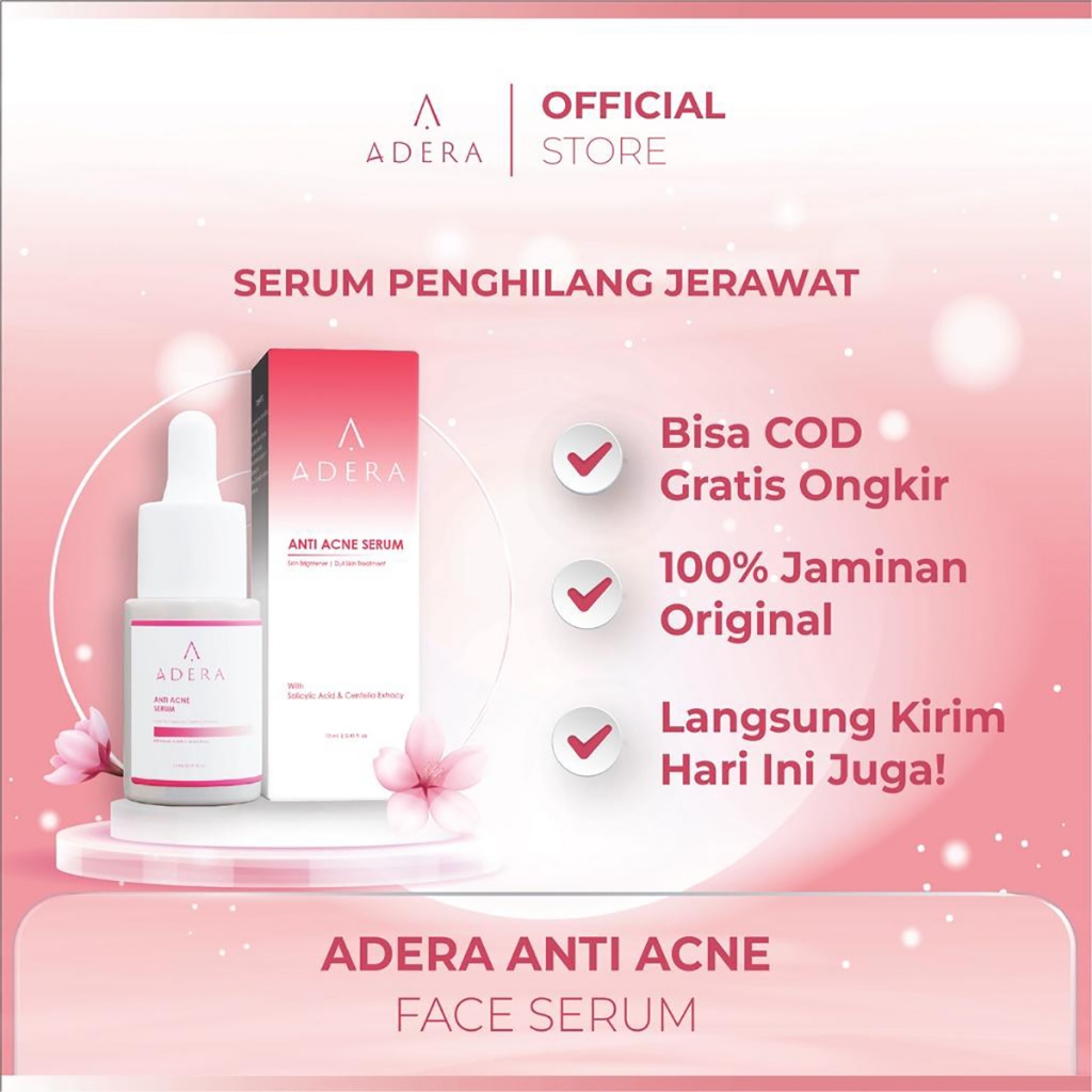 SERUM ADERA ANTI ACNE SERUM 100% ORIGINAL Adera