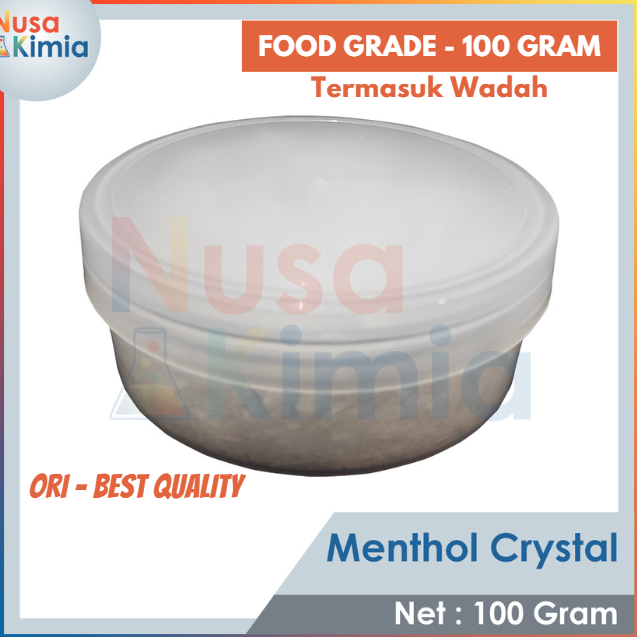 

Pasti Murah Menthol Crystal Food Grade 100 gram Best Terlaris