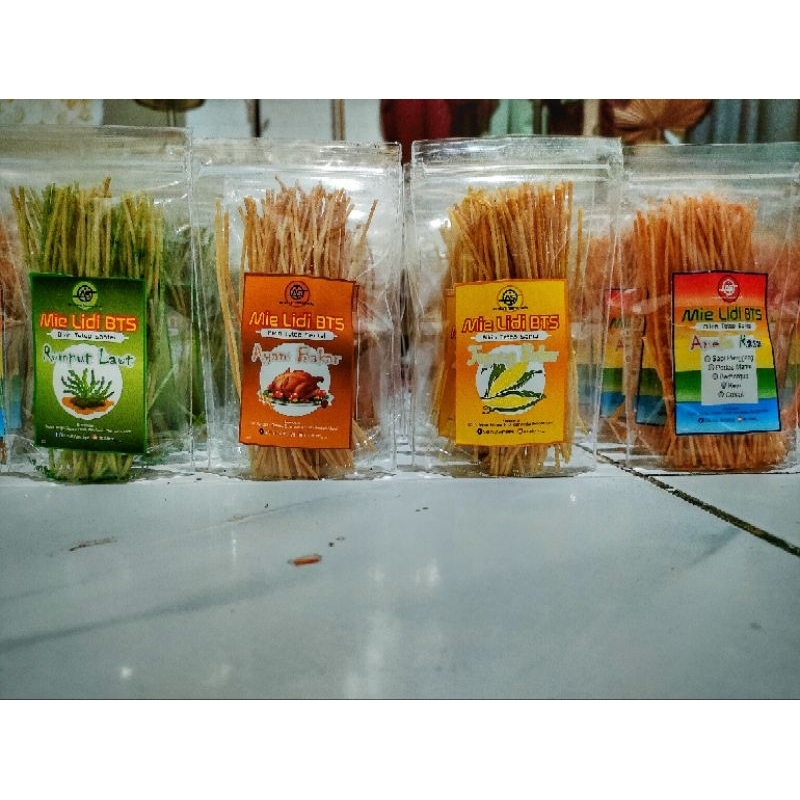 

Cemilan Makaroni Mie Lidi BTS Paket Hemat Reseller 20/30 pcs murah