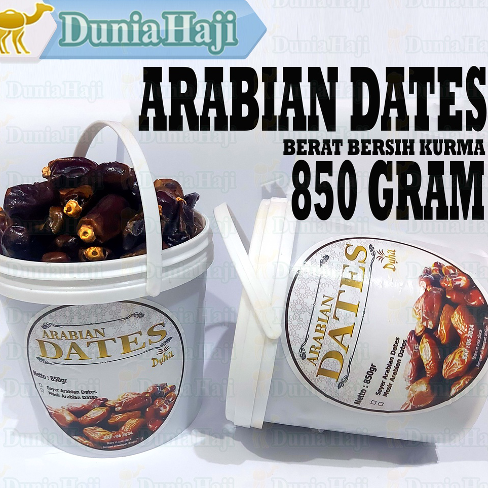 

Best Terlaris Kurma Arabian Dates Kemasan Ember 850GR Bukan Kurma Sukari Al-Qossim Al Qosim Al Qassim Murah