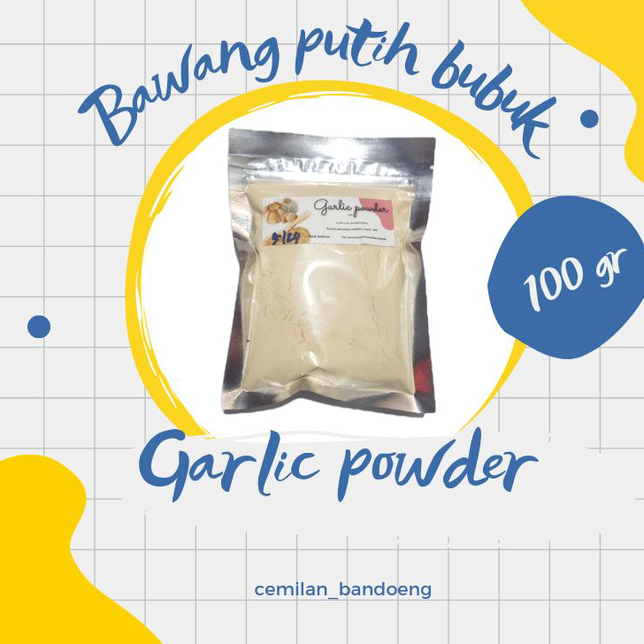 

Kirim Sekarang BUBUK BAWANG PUTIH 100GR Murah Banget