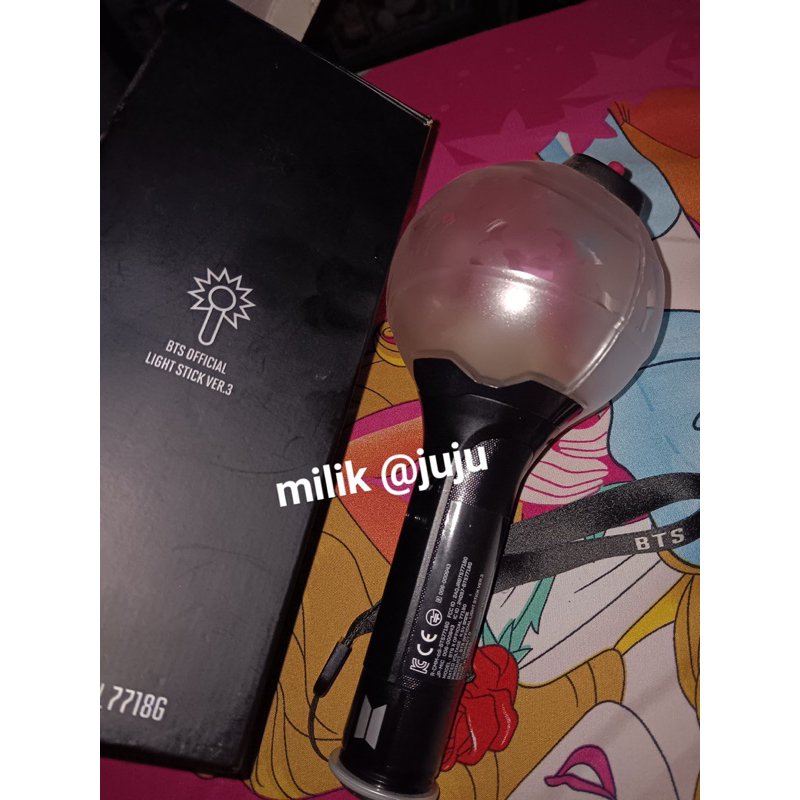 BOOKED❗️OFFICIAL LIGHTSTICK LS BTS ARMYBOMB VERSI 3 SECOND HAND