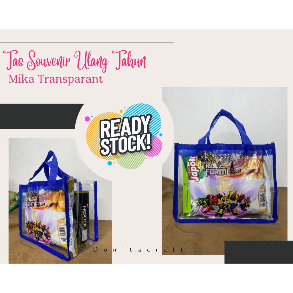 

Tas Souvenir Mika UV Karakter Transformer
