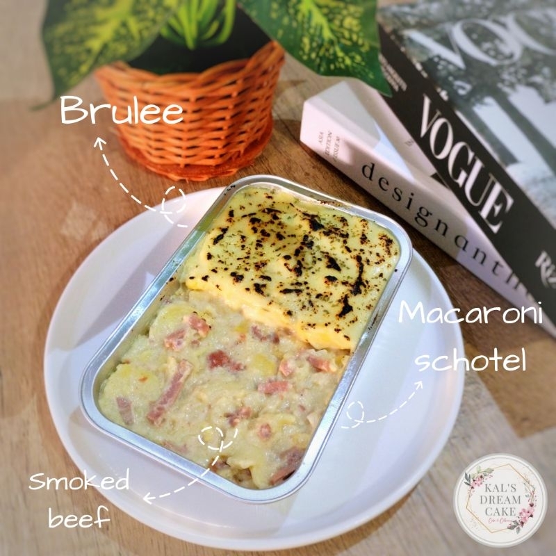 

Macaroni Schotel Brulee