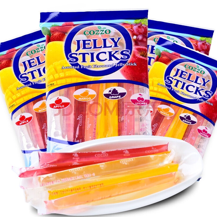 

➝↑❁⁂ ［Halal］Cozzo Jelly Sticks 240g Konnyaku Jelly Zero Fat Rasa Buah Baru