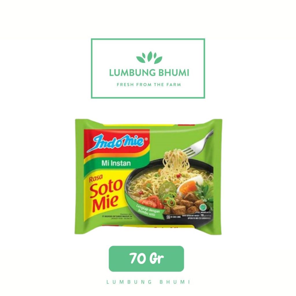 

INDOMIE Mi Soto Mie 70 Gr Ecer 1 Pcs - Lumbung Bhumi